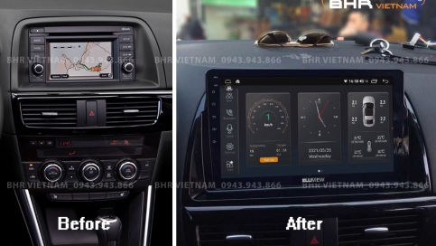 Màn hình DVD Android liền camera 360 xe Mazda CX5 2013 - 2016 | Elliview S4 Deluxe 